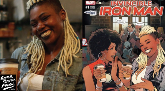ariell johnson, first black female, comic book store owner, comics coffeehouse, superstupidfresh,