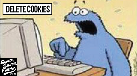 Cookie monster, delete cookies, cookies,