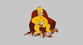 Alcohol doesn't solve any problems but then again neither does milk, homer, simpson, Simpson's, superstupidfresh.com, funny, meme, animations,